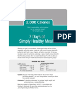 2000 Calorie Diet