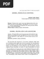 Simmel Traducao E Aventura
