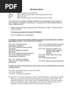 Update on Status of Rules March 31, 2010