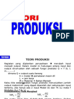 Teori Produksi