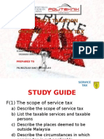 Apa 8023 Taxation. Service Tax
