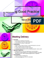 Meeting Protocol