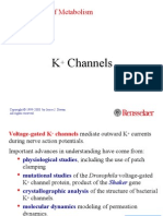 K Channels: Biochemistry of Metabolism