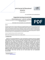 Cypriot Journal of Educational Sciences: Cooperative Learning and Social Skills