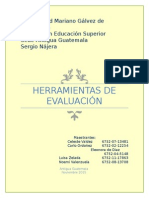 Herramientas de Evaluacion