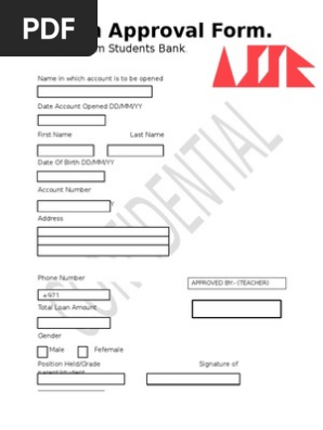 approval form