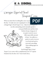 Bengal-Tiger's-Head Teapot-Cozy