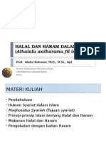 Pendahuluan Analisis Halal