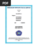 Al-Qur'An Sebagai Mukjizat: 1. Adanya tantangan (ajakan 