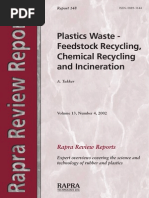 (Rapra Review Reports) Tukker, Arnold-Plastics Waste - Feestock Recycling, Chemical Recycling and Incineration-iSmithers Rapra Publishing (2002-01-01) PDF