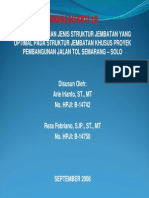 15 Kajian Penentuan Jenis Struktur Jembatan Yang Optimal Pada Struktur Jembatan Khusus Proyek Pembangunan Jalan Tol Semarang Solo