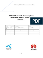 BTS3900 Series BTS Monitoring Cable Installation Guide For Telenor SBR V1.1