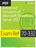 Exam Ref 70-332 Advanced Solutions of Microsoft SharePoint Server 2013