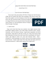 Peran Dan Tanggung Jawab Auditor Ekstern Dan Internal Bank Papua