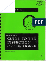 Rooneys Guide To The Dissection of The Horse - 7th Ed - Orsini and Sack