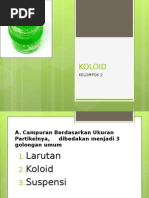KELOMPOK 2 KOLOID