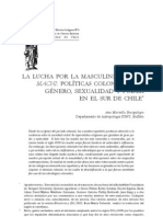 La Lucha Por La Masculinidad Del Machi A M Bacigalupo