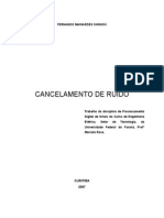 Processamento de Sinai e Sistemas: Cancelador de Ruido