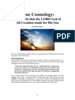 True Cosmology - The Earth the LORD Made