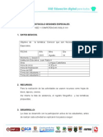 Protocolo Sesiones Especiales Nee y Competencias Siglo Xxi