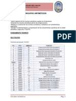 Circuitos Aritmeticos PDF