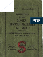 Singer 201k Manual