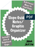 Slope Graphic Organizer and Guided Notes