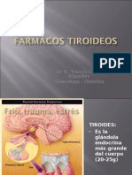 Hormonas  tiroideas farmacologia 