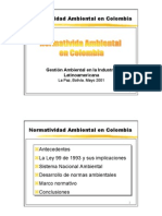 Normatividad Colombia Ambiental