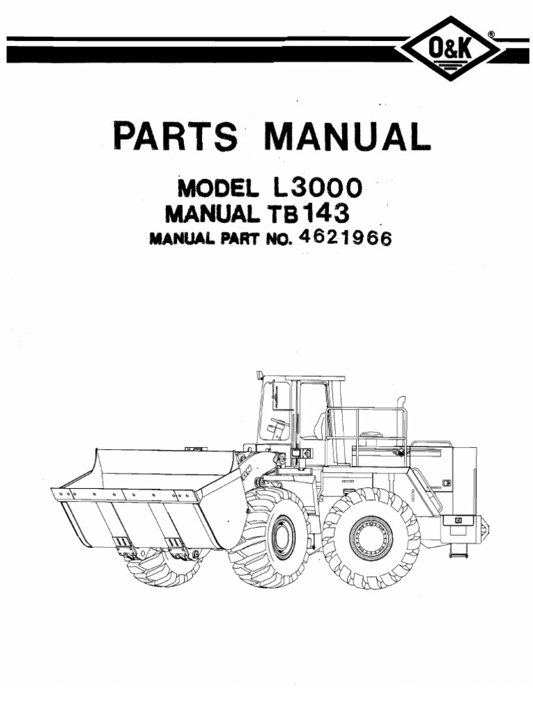 O&k L3000-TB143 | PDF | Axle | Screw