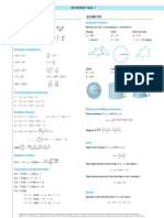 Stewart's Cheat Sheet