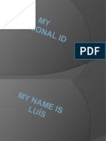 My personal ID-Luís