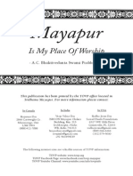 Mayapur is My Place of Worship