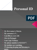 My Personal ID-Márcia