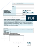 Ficha de observación del aula