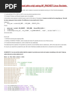 Packet Sniffer Code in C Using Linux Sockets