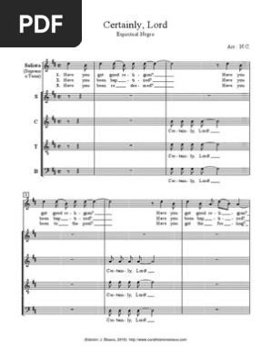 Certainly Lord Solista Musique Vocale Musique Pour Chorale Randy miller & new praise. certainly lord solista musique