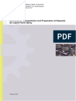Synthsis of Nanoparticles by Liquid Flame Spray