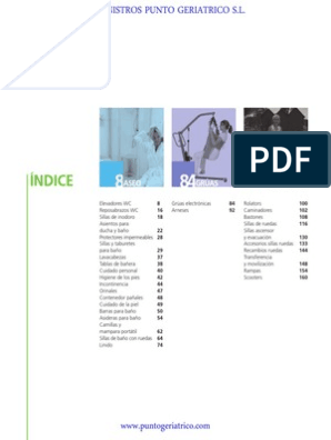 Punto Geriatrico 2015 PDF, PDF, Ducha