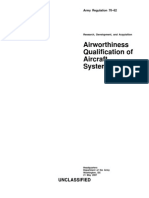 Ar 70 - 62 Airworthiness Qualification of Aircraft Systems