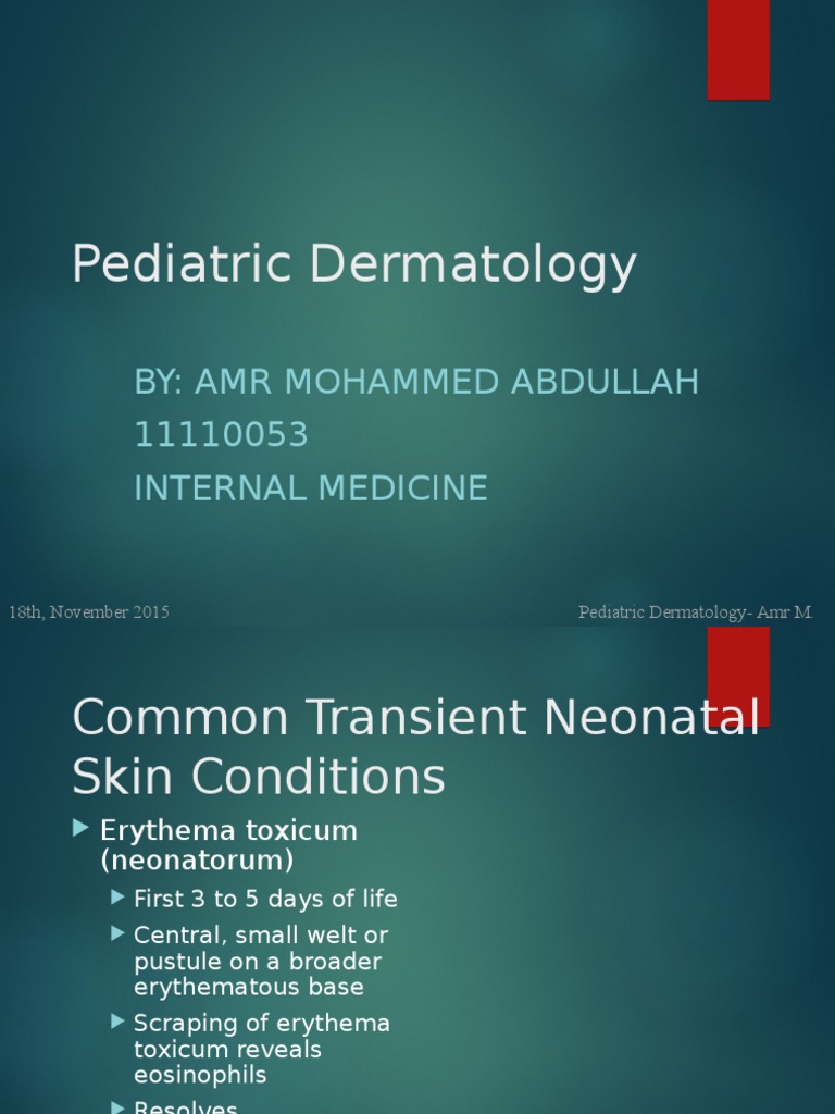 Common Pediatric Skin Conditions | PDF | Dermatitis | Cutaneous Conditions
