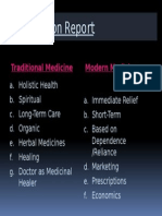Medicinecomparison Report