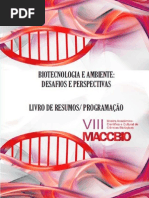 Livro de resumos da VIII Mostra Acadêmico-Científica e Cultural em Ciências Biológicas (MACCBIO)