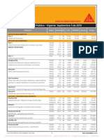 @. Lista de Precios 2015.09.03 - Sika Construcción