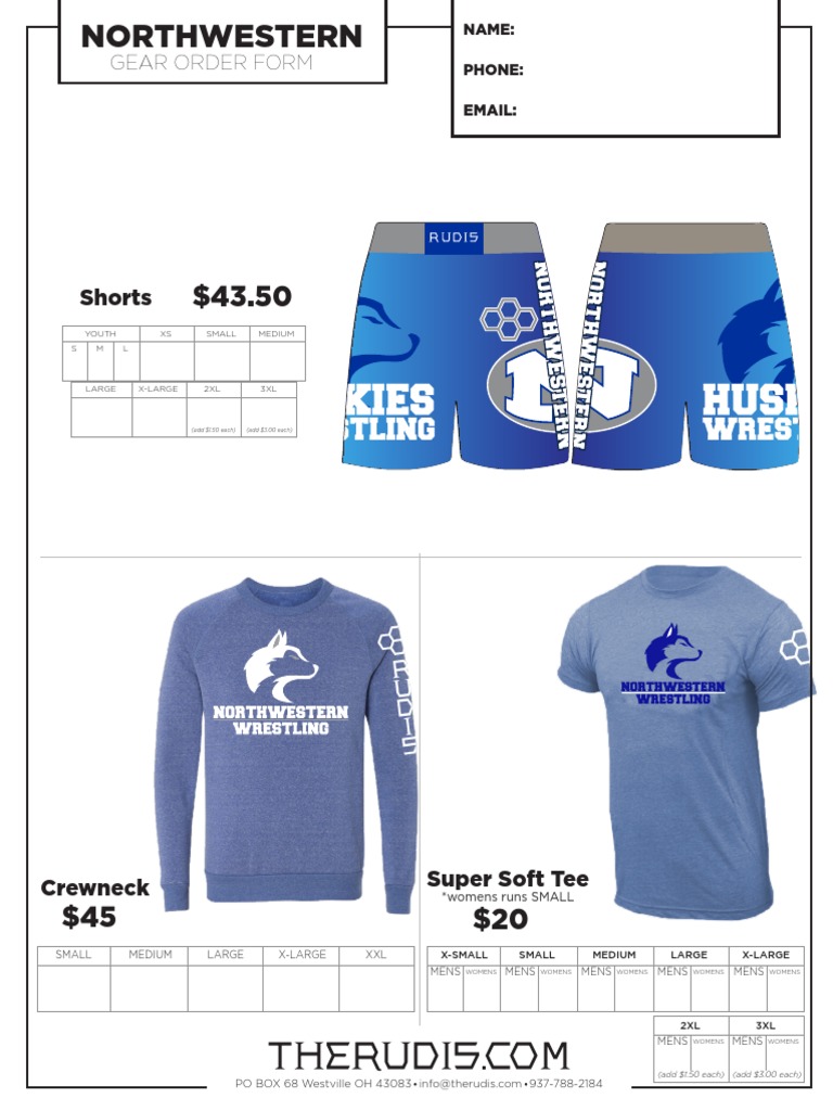 Northwestern Forms | PDF