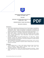 01.PERDA & PASAL PENJELASAN RTRW Kota Ternate 2012-2032 PDF