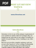 Lit Review