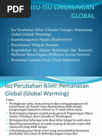 Isu-Isu Lingkungan Global