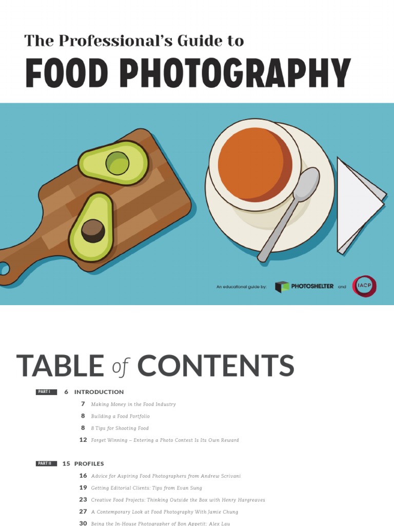 Professionals Guide Food Photography | PDF | Foods