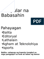 Popular Na Babasahin